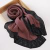 New women's bag head printed yarn scarf, Malaysian wrinkled splicing fashion package headscarf