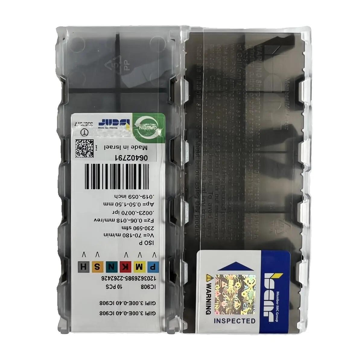 

GIPI3.00E-0.40 IC908 Industrial indexable carbide inserts 10 Pcs