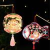 Transparent 2025 Snake Year Portable Lantern Traditional Spring Festival Supplies  Lantern Festival