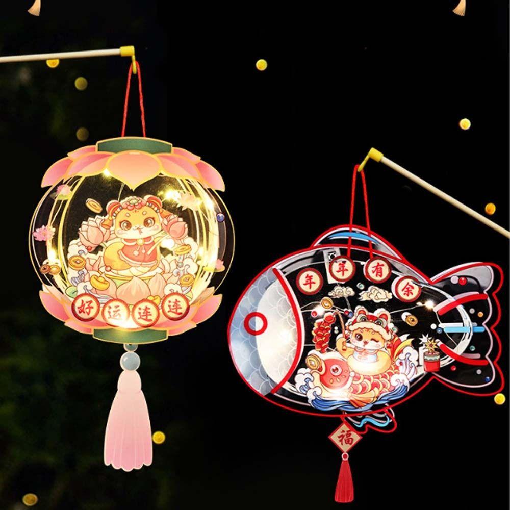 Transparent 2025 Snake Year Portable Lantern Traditional Spring Festival Supplies  Lantern Festival