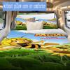 Cartoon bees and Maya Pattern Bedding,Quilt Set Quilt Cover Pillowcase Home Birthday Gift (1*duvet cover+2*pillowcase,without core)XSJT0917369