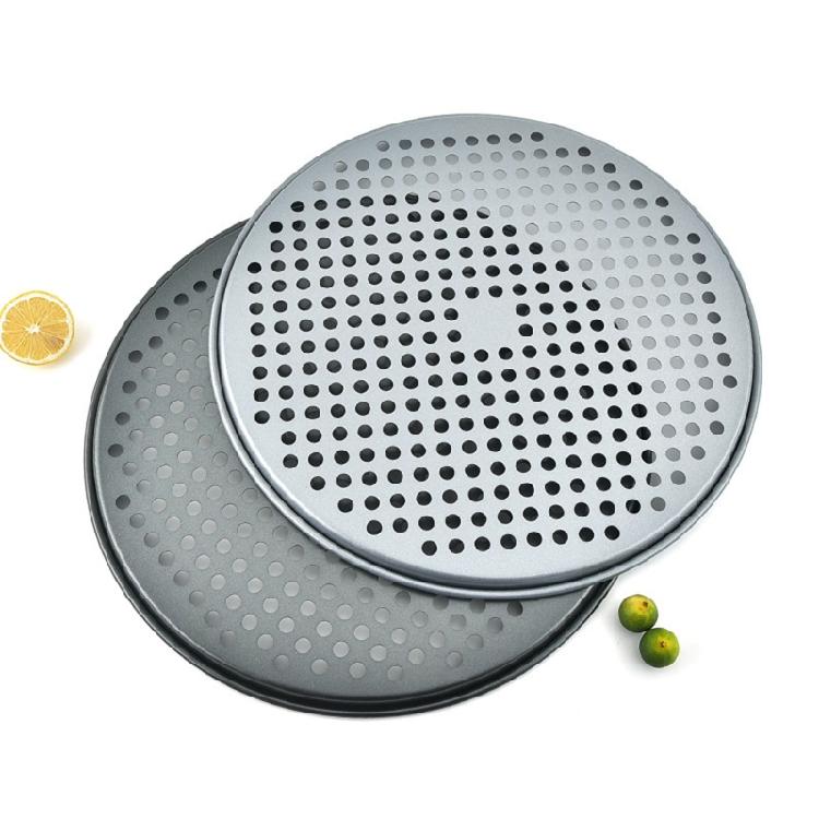 Non-Stick Tray Tools Crispy 14 inch Round with Nonstick Coating for Home Kitchen