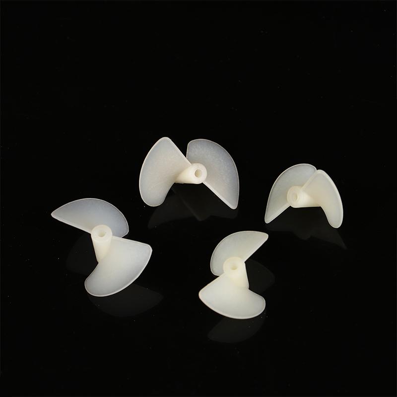 2 Pairs D22Mm/26Mm Cw/Ccw Electric Nylon Prop Screw Diy White Two Leaf Propellers For Rc Boats Models 2Mm Shaft