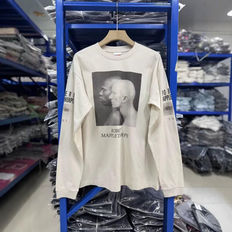 SAINT Mxxxxxx X Robert Mthorpe 26AW Graphic Long Sleeve T-Shirt Teens