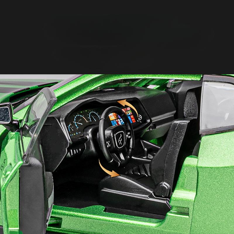 1:22 Challenger Srt Hellcat Demon Eyes Alloy Diecast Model Car Toy Wheel Pull Back Supercar Light Sound Toys For Kids