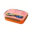1PC Four Grid Format Lunch Box 1300ML Lunch Box For Students Sealed Leak Proof And Easy To Clean Student Bento Box