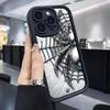 Silver Spider Black Case for iPhone 15/16/17 Pro Max