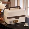 Lockable Storage Box for Home & Valuables, Portable Privacy Document Box for Students and Cars