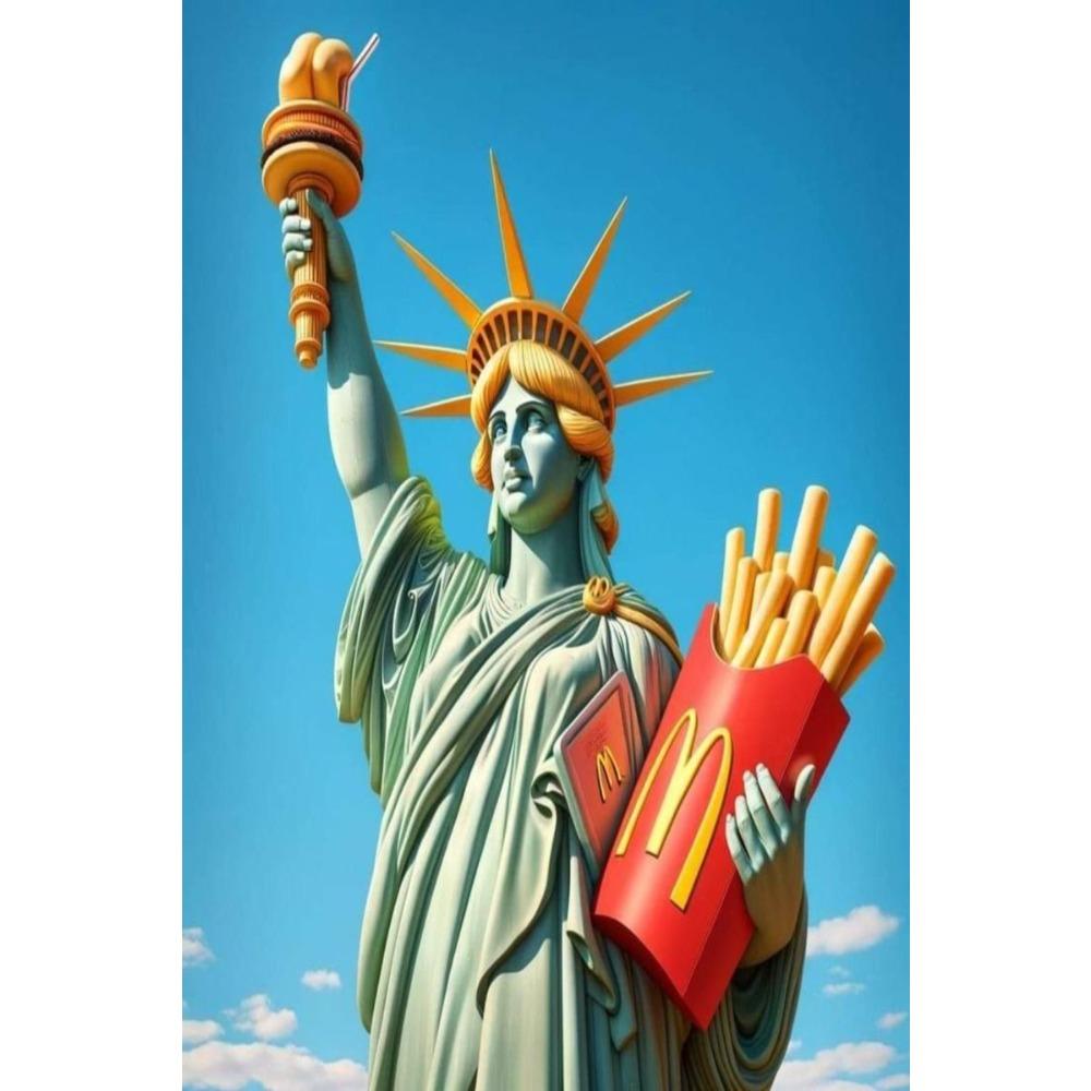 Vintage Metal Tin Sign Liberty Goddess Wall Art Decor For Living Room Bedroom