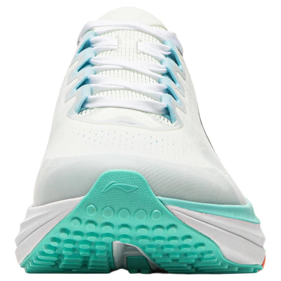 Li Ning Running Collection Textile, Synthetic Leather Low top Running Shoes Men's Ivory ARBW009-4