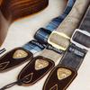Unisex Soldier Canvas Guitar Strap for Acoustic, Bass, and Electric Guitars