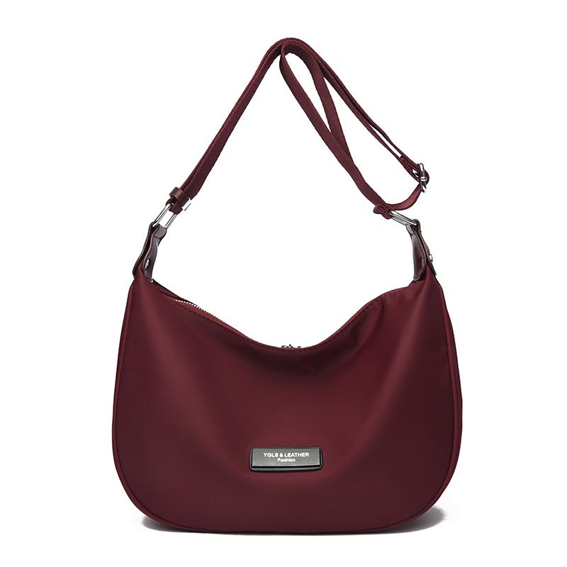Einfache Damen-Umhängetasche, Lässige Crossbody-Tasche, Damen-Achseltasche, Nylon-Umhängetasche Geeignet für den täglichen Gebrauch und zum Einkaufen