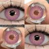 Eyeshare 1Pair NEW Color Contact Lenses High Quality Brown Eye Makeup Contact Fashion Blue Eyes Lenses Gray Contacts 6 Months