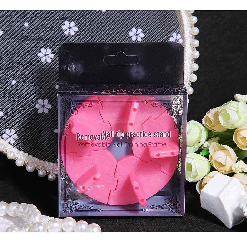 

Removable Lotus Base Nail Tip Display Stand for Beginners