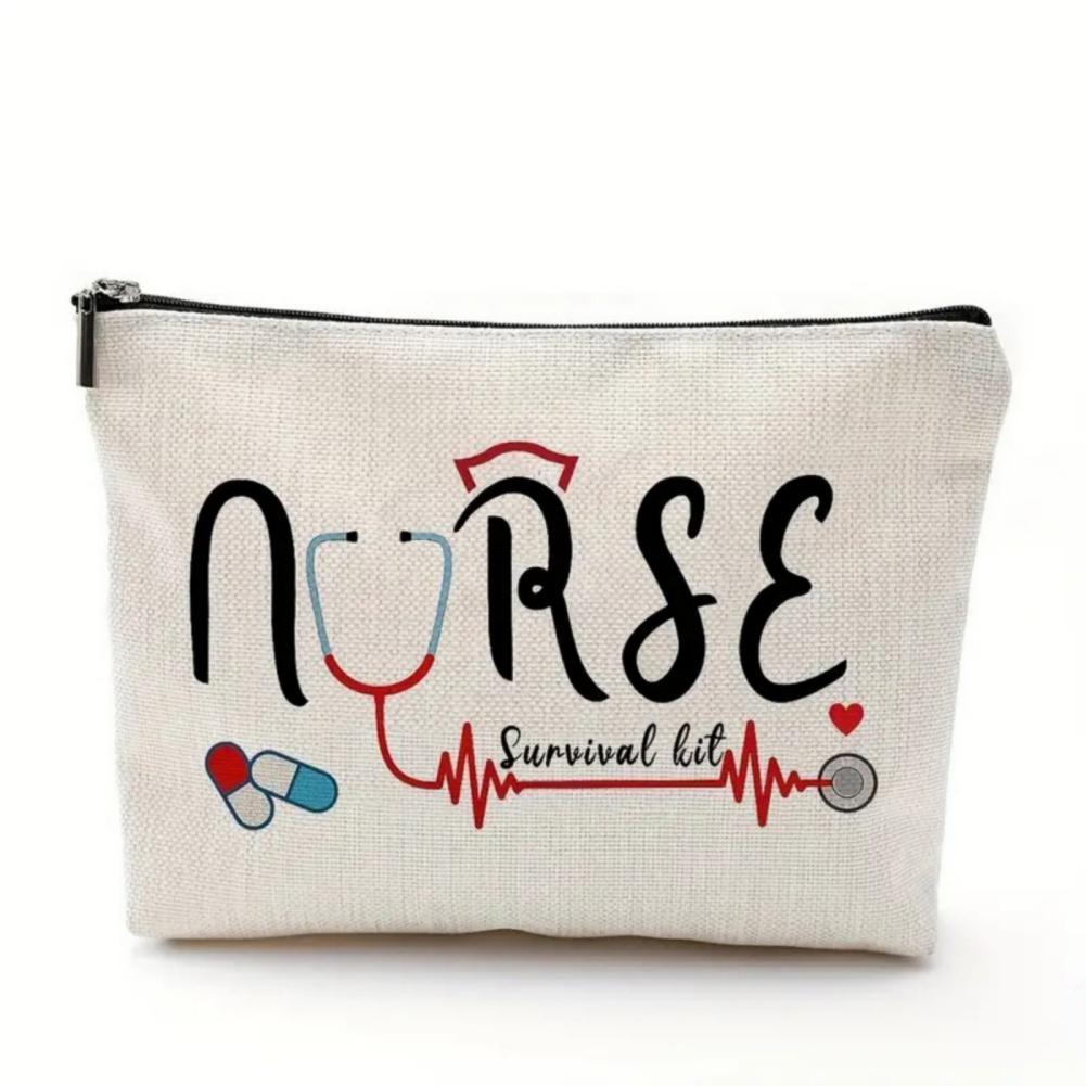 6pcs Nurse Appreciation Gift Nurse Makeup BagsChristmas Gift for Women RN Nurse Practitioner Nursing