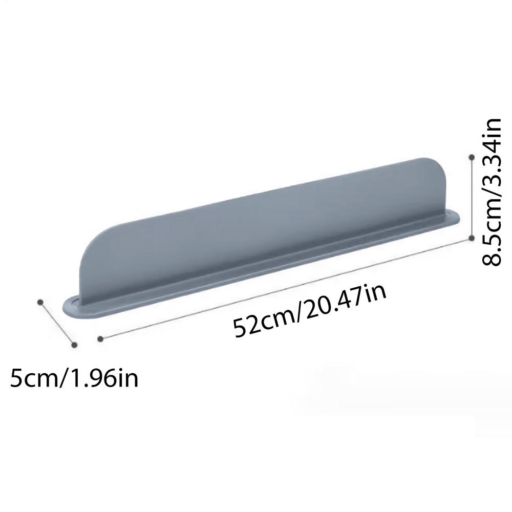 

Sink Splash Guard 20 Inch Reusable Suction Silicone Kitchen Counter Edge Water Guard for Bathroom Counter Basin Vanity Apartment