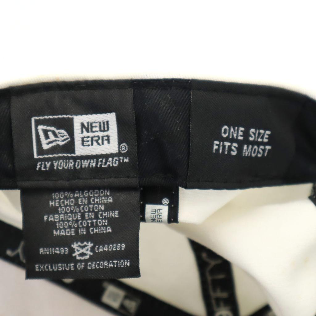 New Era 9FIFTY Cap ONE SIZE White X Red NBA Snapback Men's Used