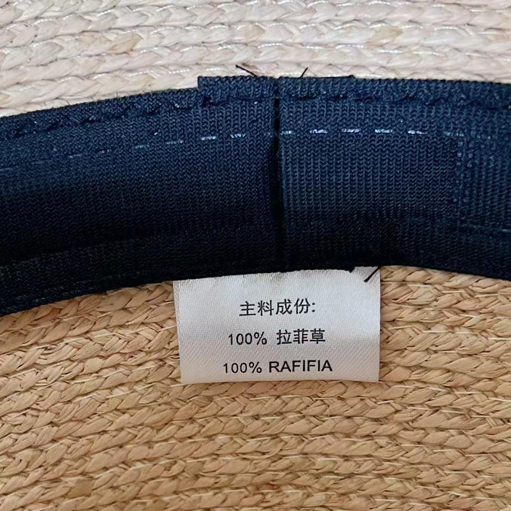 Dell Le Lafite Straw Hat Hand Embroidered High-End Hat Niche Sun Hat Supply