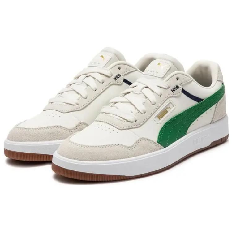 Puma Court Ultra 75th Anniversary - Warm White Archive Green Unisex Sneakers Cream 392491-02