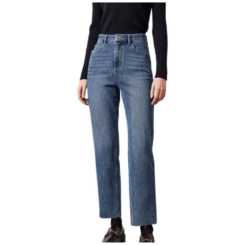 Navigare Women s Stretch Cropped Cigarette Jeans M