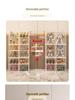 Transparent Toy Display Case: Dustproof Imitation Acrylic Rack for Model Storage and Home Use