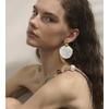 Yhpup Ocean Style Starfish Shell Big Drop Dangle Earrings for Women Stainless Steel Summer Beach Holiday Daily Jewelry 2025
