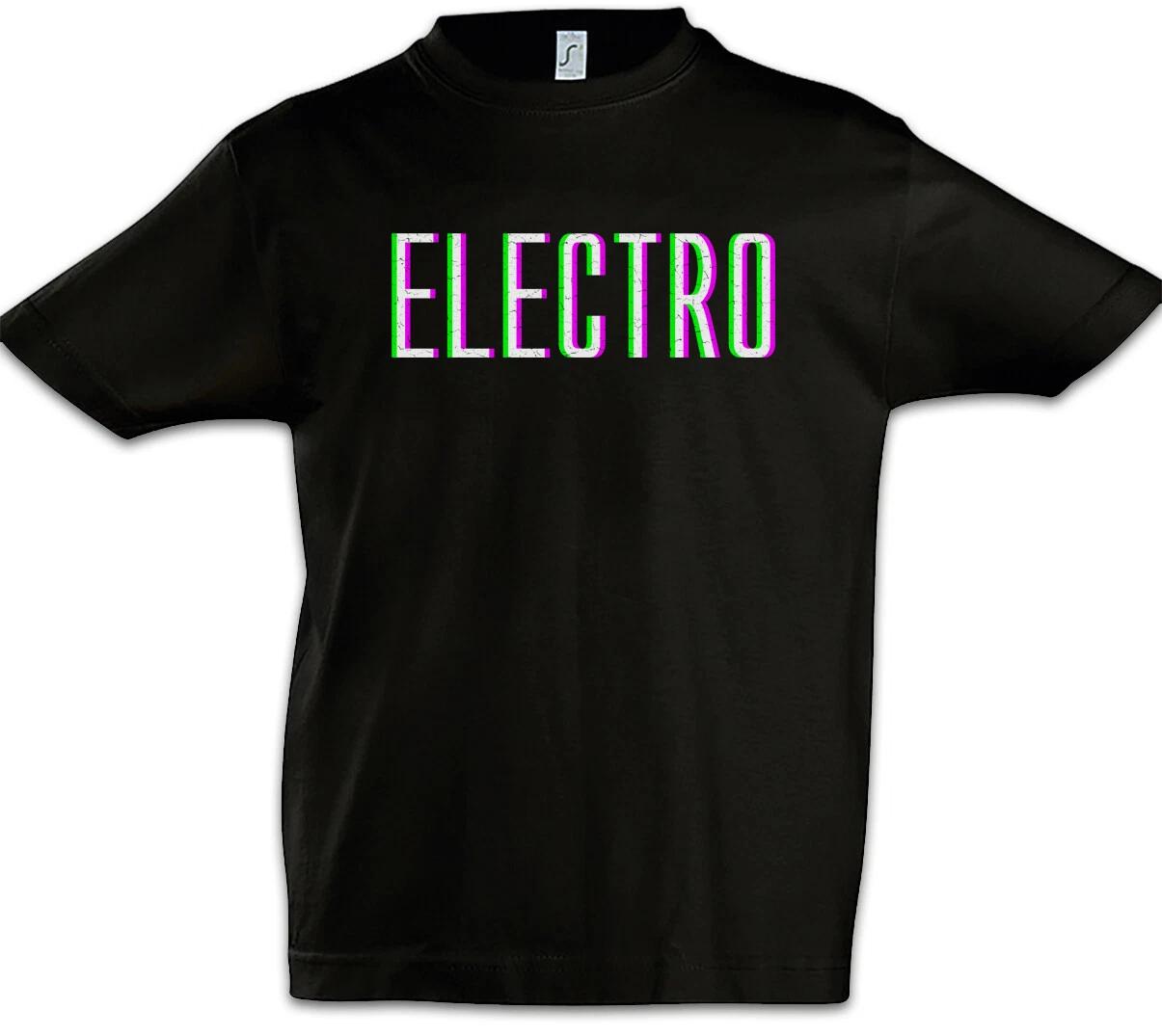 Electro Glitch Kids Boys kids boys T-Shirt Synthesizer Wave Electro DJ MC Electronic 150