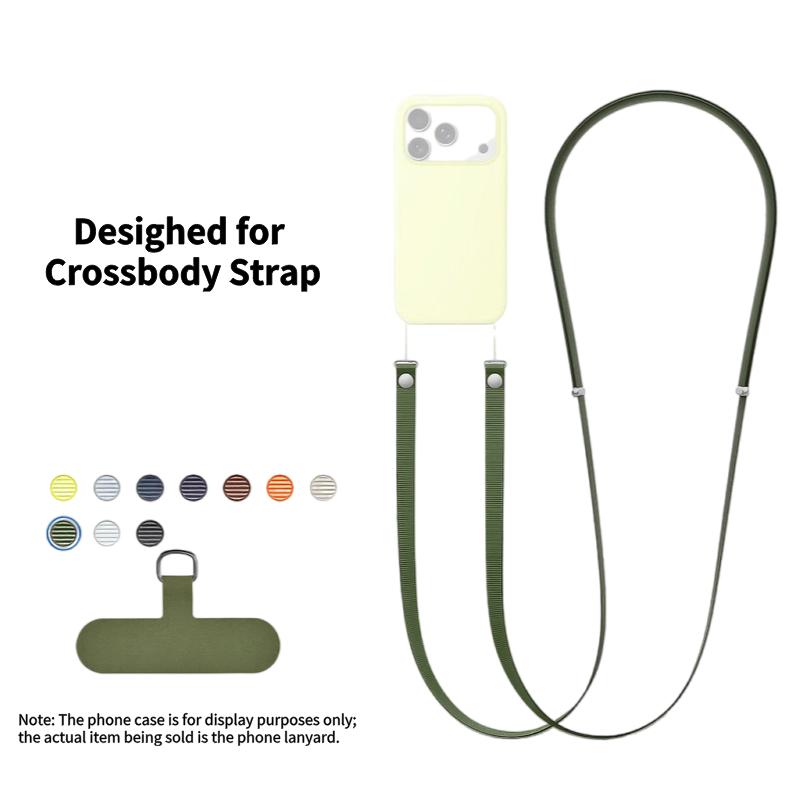 

For IPhone 17 Phone Case Hanging Rope Multifunctional High Fixed Strength Magnetic Braided Adjustable Hanging Rope зелёный