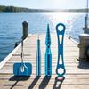 Aluminum Alloy Fishing Reel Repair Tool Set Including Bearing Extractors And Wrench For Easy Disassembly And Maintenance