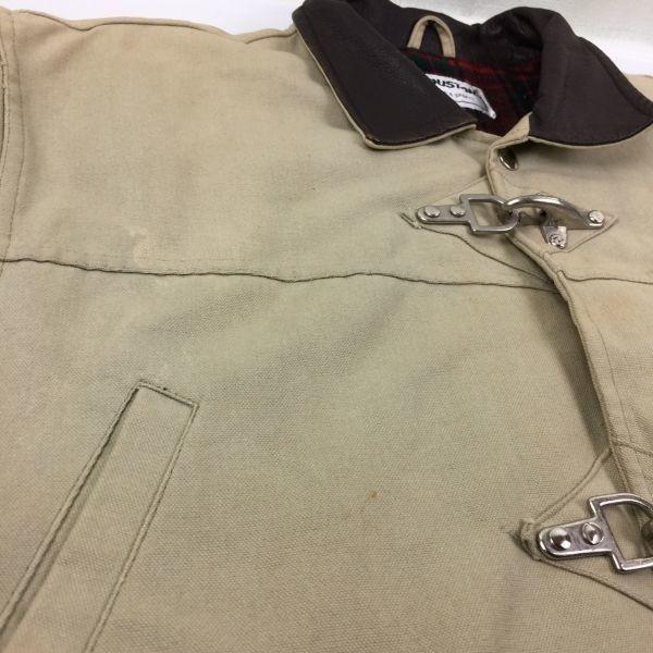 90s Vintage HOUSTON Padded Coverall Jacket Beige Size M(USED)
