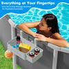 Durable Above Ground Pool Accessories Hooks Swimming Pool Storage Baskets  Backyard