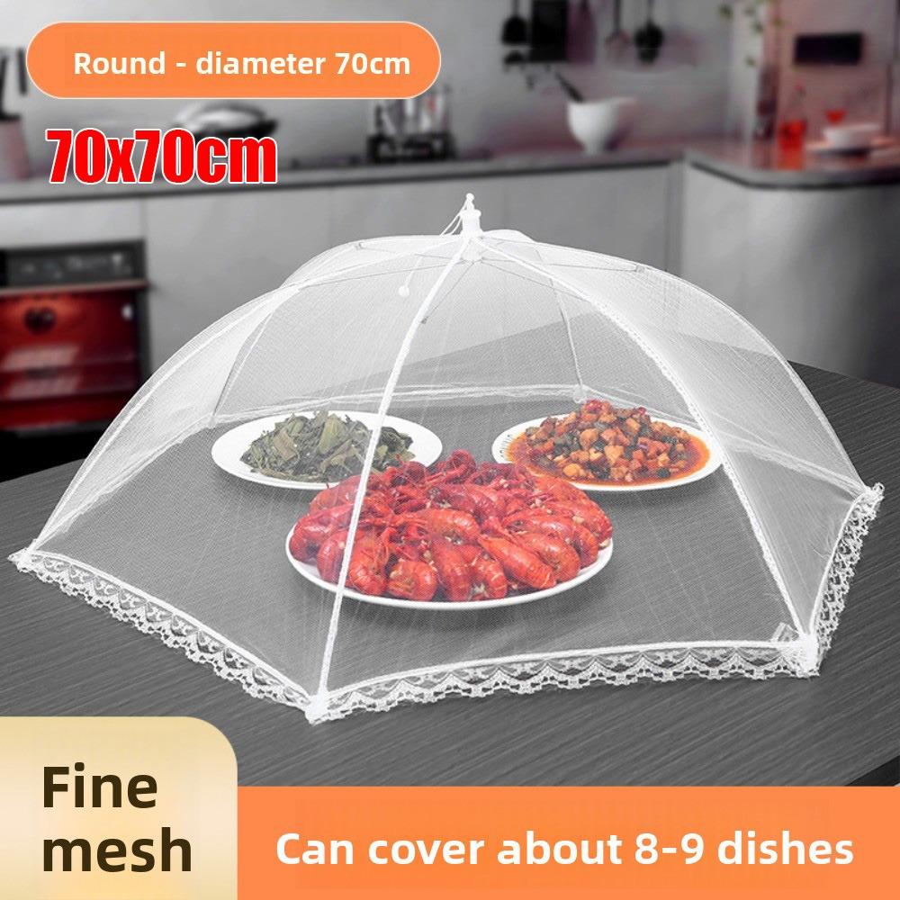 Durable Foldable Food Covers Breathable Anti Fly Mosquito Dining Table Mesh Cover Dustproof Fruit Picnic Protect Net