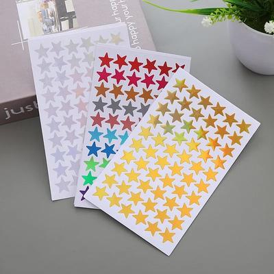 5 yaprak Glitter Yıldız Çıkartmaları Çocuklar için Okul Öğretmen Ödül Etiket Sevimli Hediyeler Parti Dekor İş Etiketi Scrapbooking Etiket