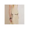 Ethnic Style Leather Waist Chain With Automatic Buckle For Bohemian Dress Waist Accessory