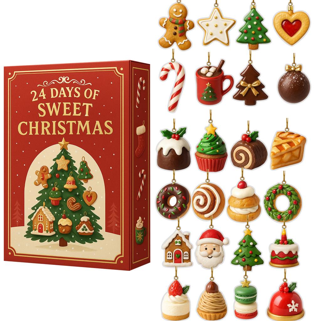 Adventní kalendář obsahuje 24 dárků, adventní kalendář pro panenky s roztomilými figurkami, odpočítávací kalendář s hračkami s překvapením, sběratelské figurky dárek pro děti