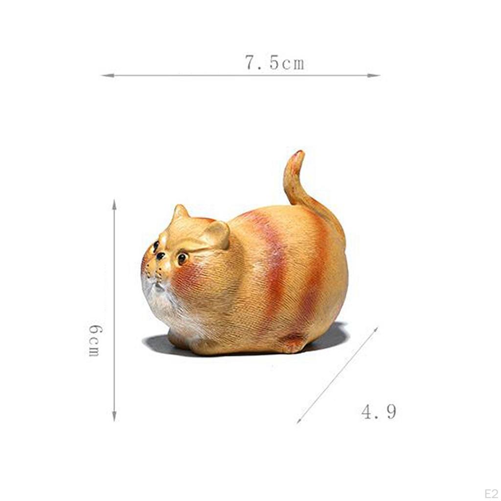 Adorable Cat Figurine Set for Tea Enthusiasts