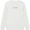 Fila 2023 Autumn New Simple Long Sleeve Round Neck Knit Sweatshirt Men Sweatshirt Cloud-Mushroom-White F11M338201FWT