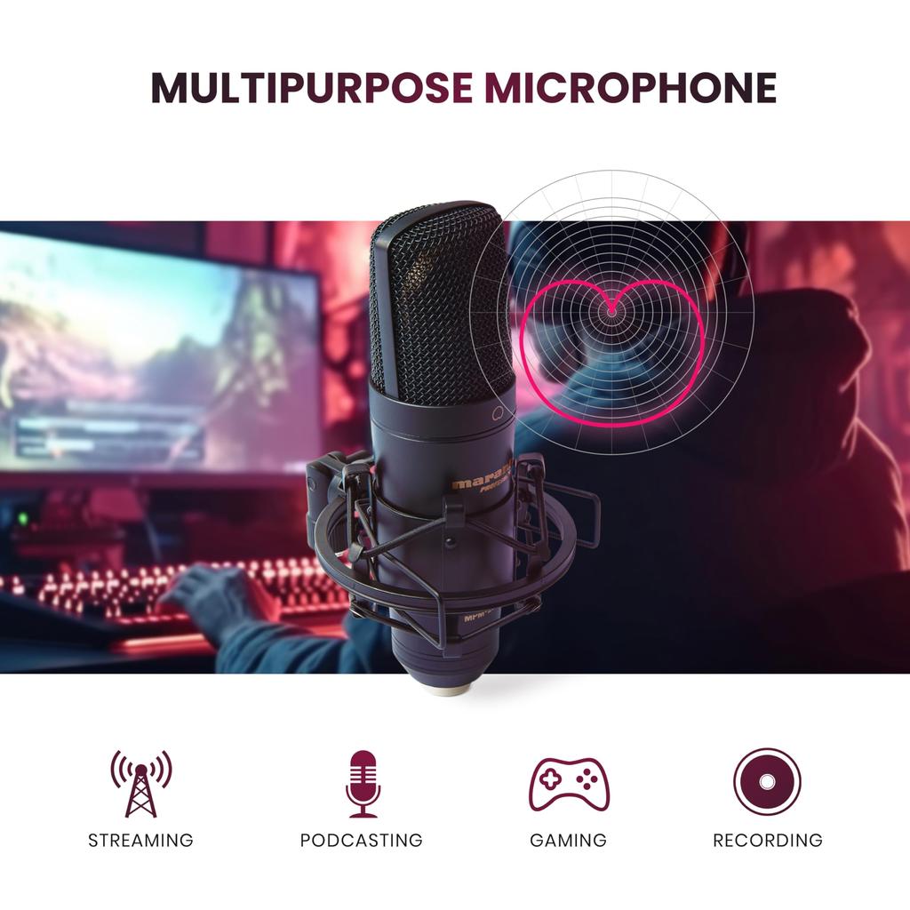 Marantz Pro USB Condenser Microphone Black M4U