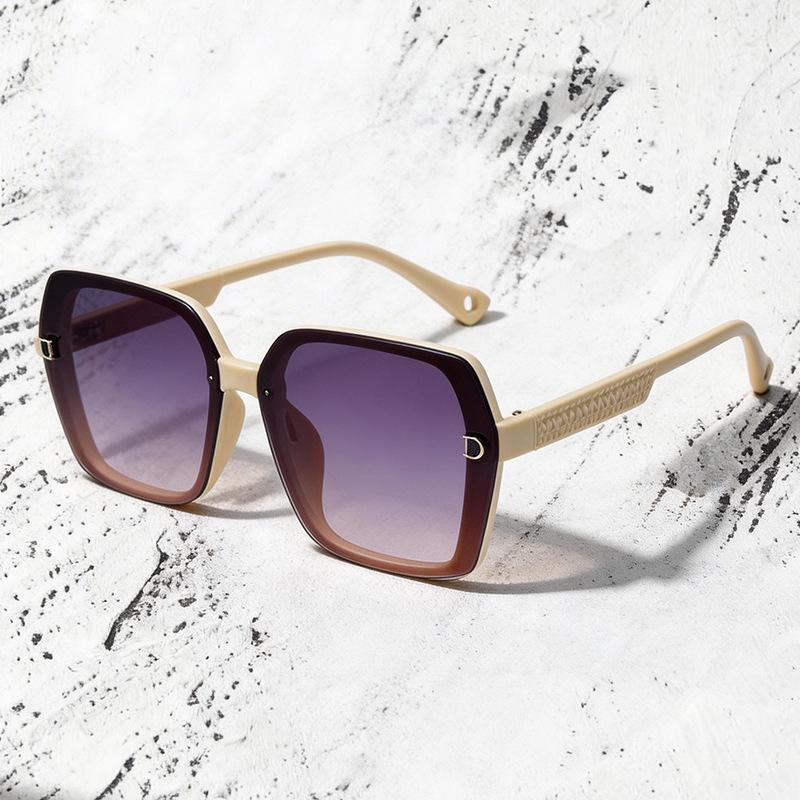 Fashion new sunglasses, big frame and thin, trendy and cool sunglasses, driving travel sunscreen, sunglasses for women