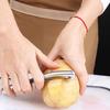 Stainless Steel Vegetable Peeler, Y Style And Straight Swivel Peeler, Heavy Duty Metal Peeler for Potato Apples Carrot, Kitchen Tool