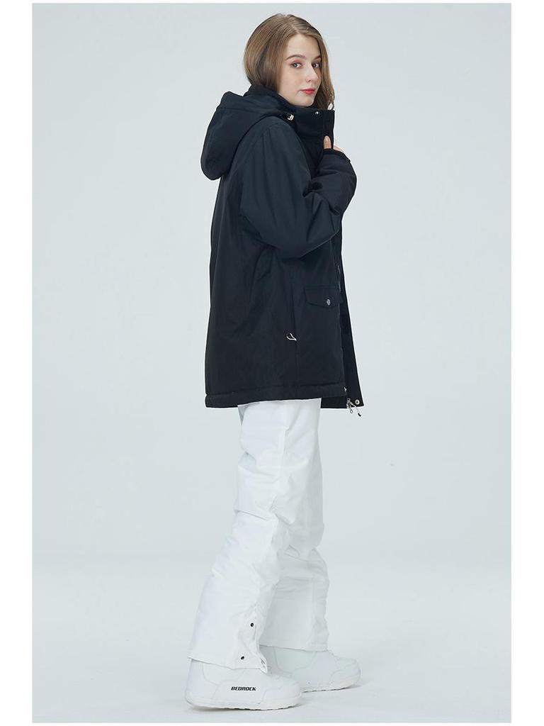 Men's and Women's Winter Ski Suit: Snowboard Jacket and Pants Set, Warm and Thickened for Outdoor Snow Sports.