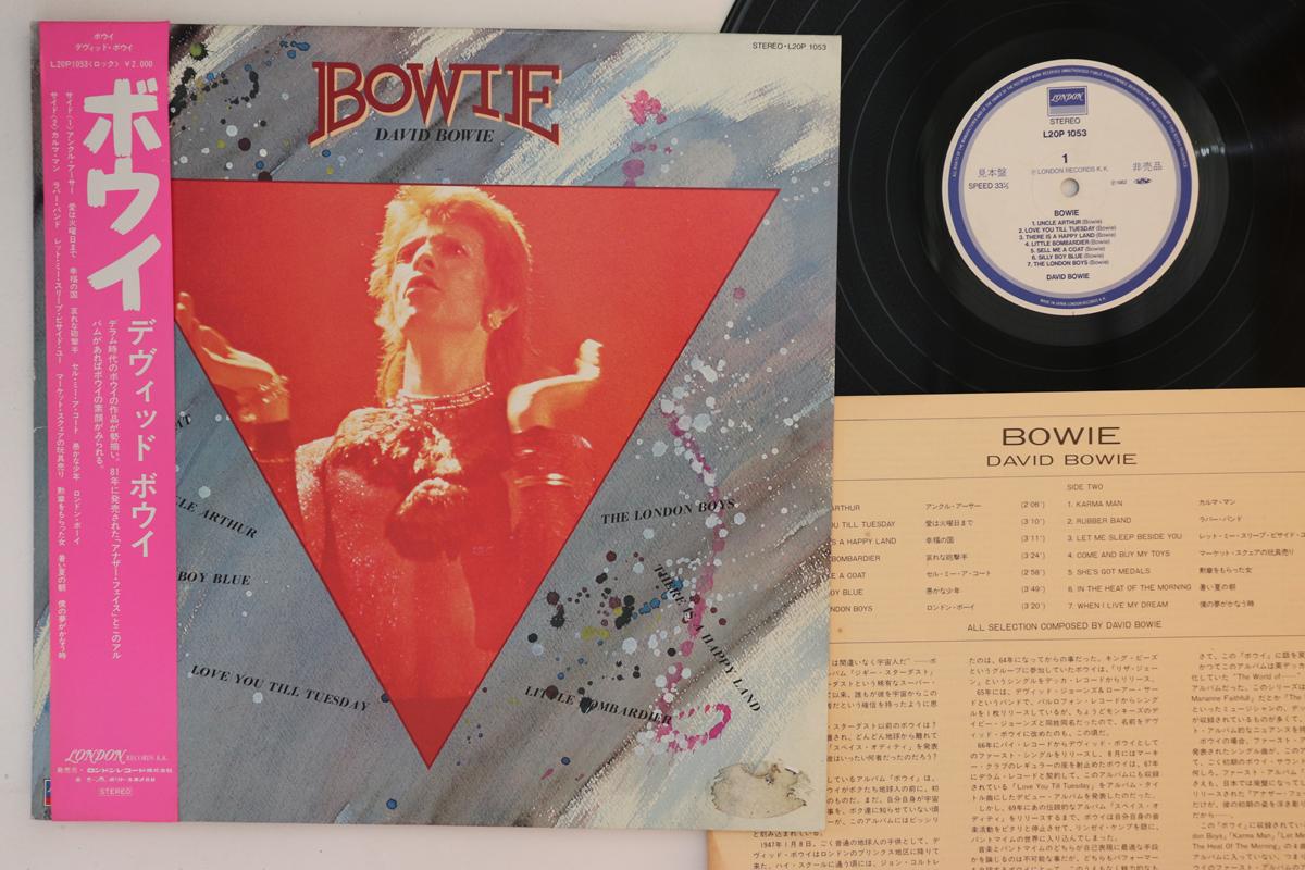 

LP Record DAVID BOWIE - Bowie L20P1053PROMO LONDON 1982 Japan Obi Rock Used