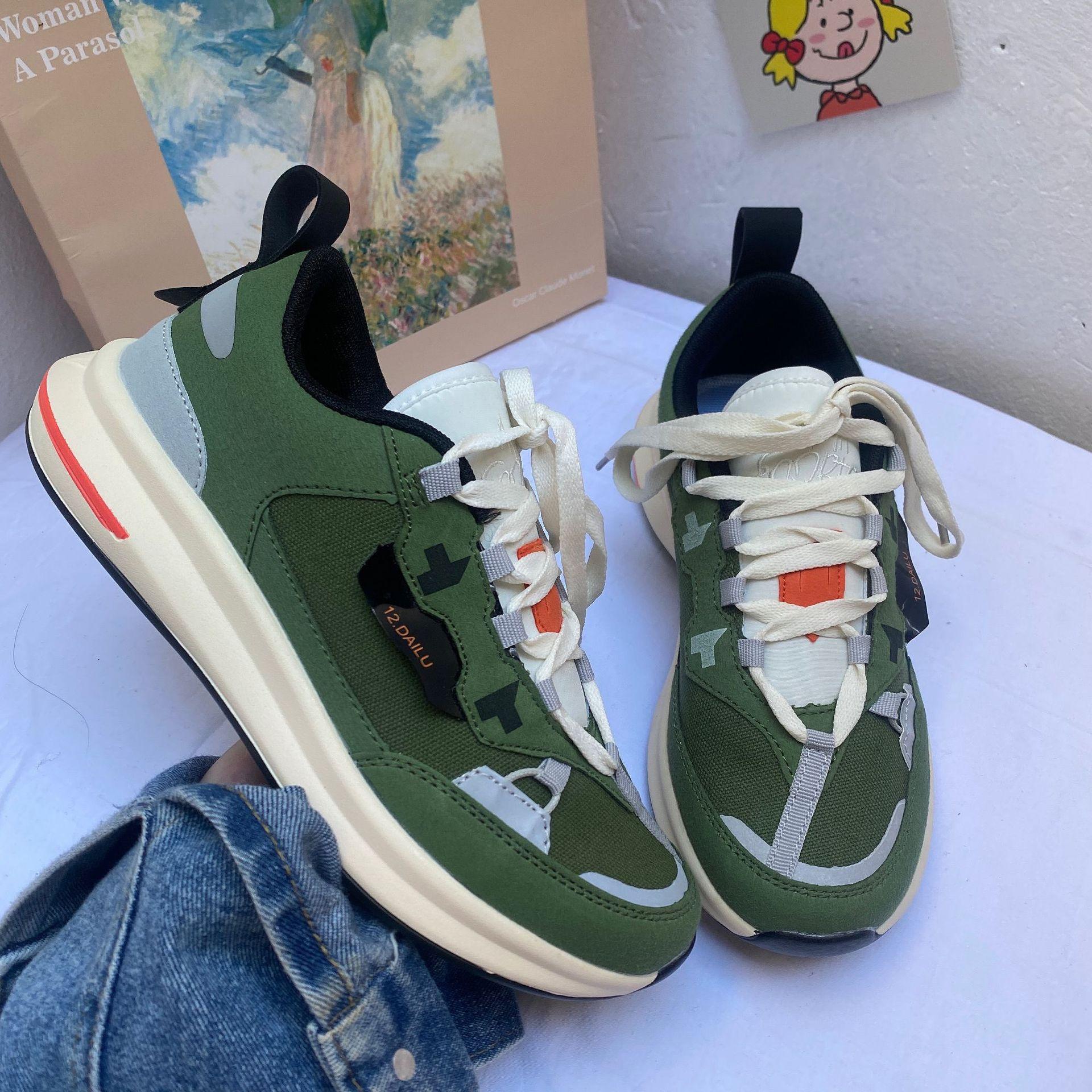 

2024 Баскетбольні черевики для чоловіків, дихаючі кросівки для пар на платформі, жіночі повсякденні кросівки для бігу 44