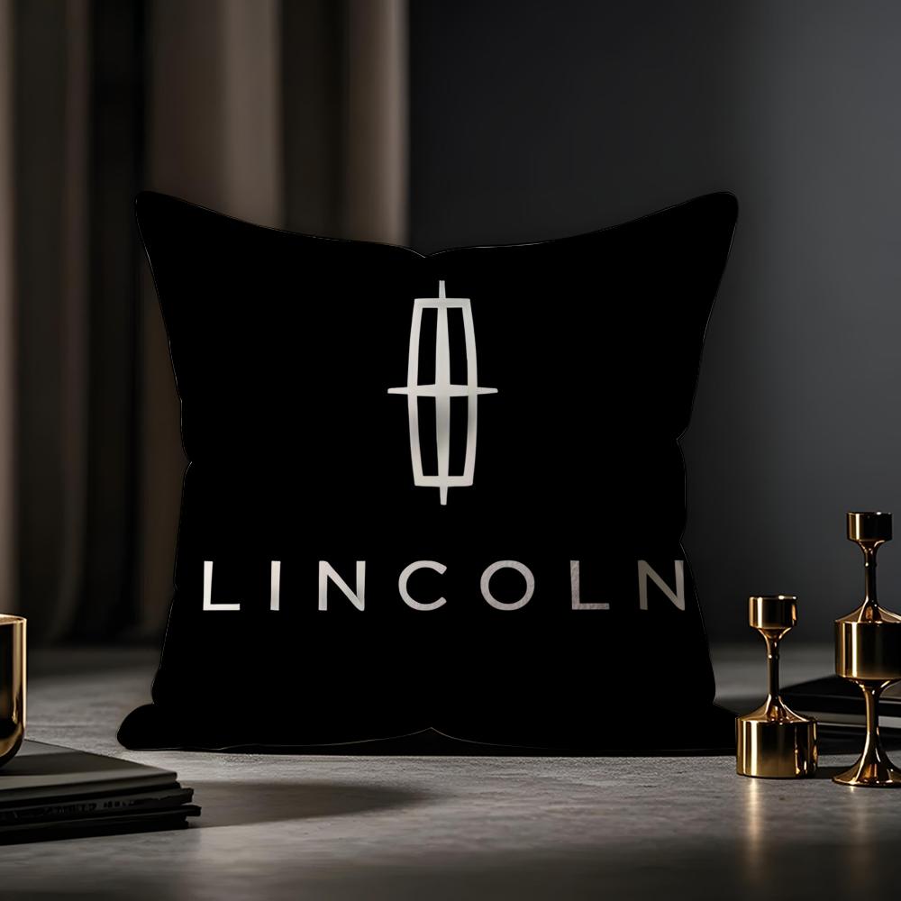 Lincoln Cushion Cover Anti-dustmite Pillowcase Invisible Zipper Silky Short Plush Sofa Cushion Cover