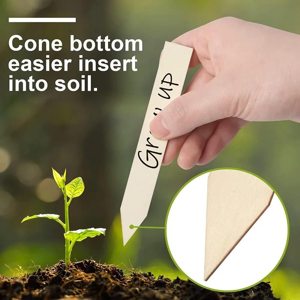 

Wooden gardening sign plate flower plate blank can be handwritten DIY multi-specification shape label card crafts 30-piece set колір старого дерева