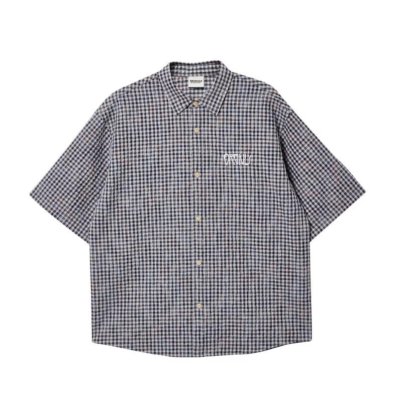 Jack & Jones Men's Plaid Short Sleeve Casual Shirt