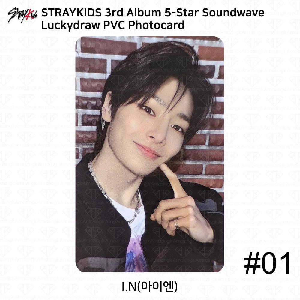 

Третий мини-альбом Stray Kids 5 Star Soundwave Первая фотокарточка Luckydraw Polaroid IN - Soundwave (#01)