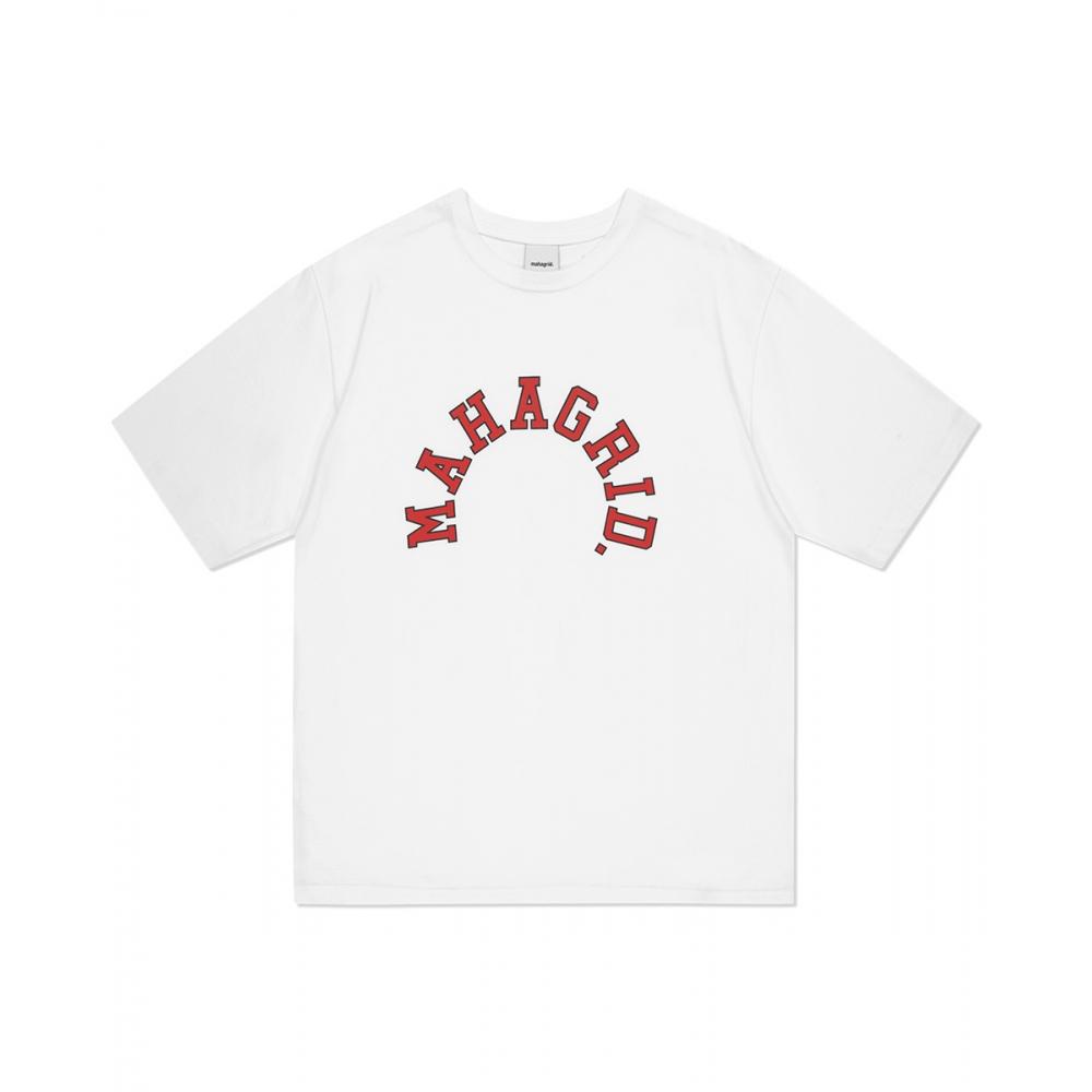 

ФУТБОЛКА С КРУГЛЫМ ЛОГОТИПОМ MAHAGRID БЕЛАЯMG2DMMT501A