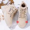 Chaussures en coton chaussures pour femmes mode enfantine bottes en coton bottes confortables à semelles épaisses bottes résistantes au froid et chaudes
