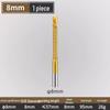Titanium-Coated Serrated Twist Drill Bit for Woodworking and Grooving